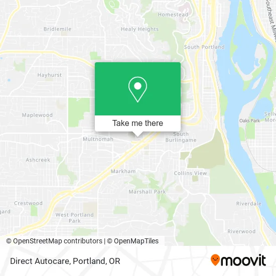 Mapa de Direct Autocare