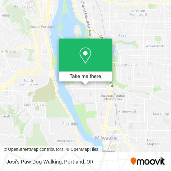Josi's Paw Dog Walking map