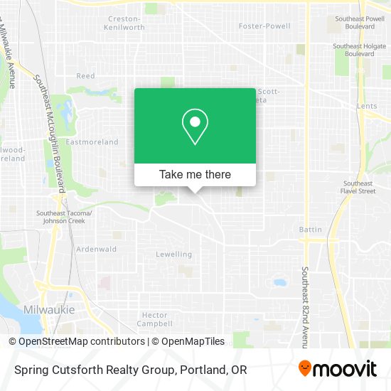 Spring Cutsforth Realty Group map