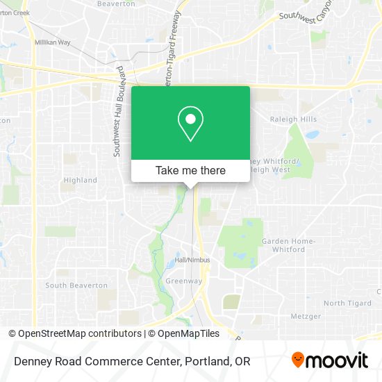 Denney Road Commerce Center map