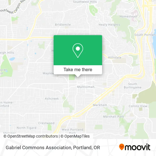 Mapa de Gabriel Commons Association