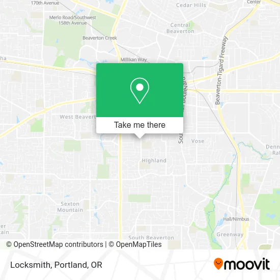 Locksmith map