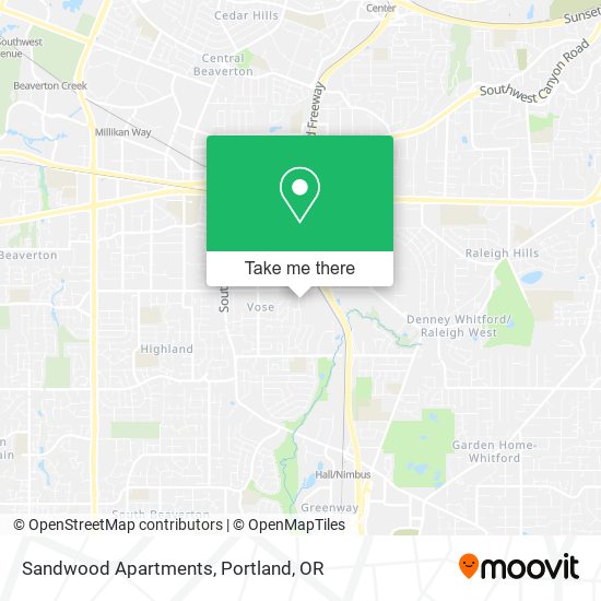 Mapa de Sandwood Apartments