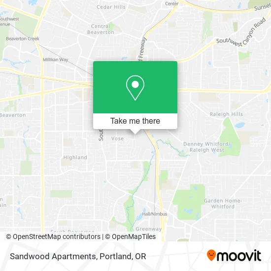 Mapa de Sandwood Apartments