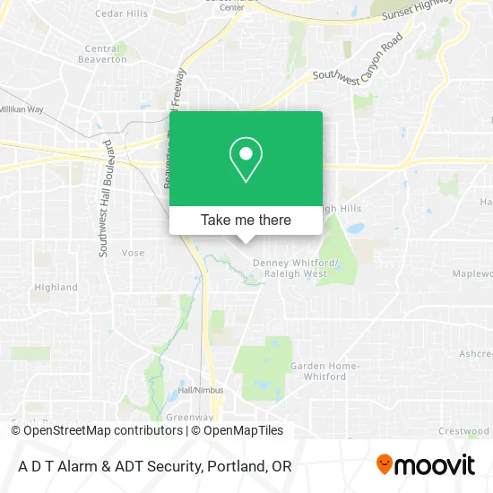 A D T Alarm & ADT Security map