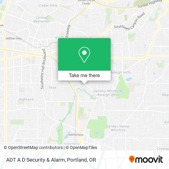 ADT A D Security & Alarm map