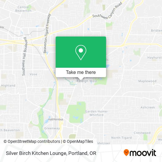 Silver Birch Kitchen Lounge map