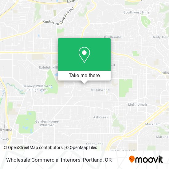 Mapa de Wholesale Commercial Interiors