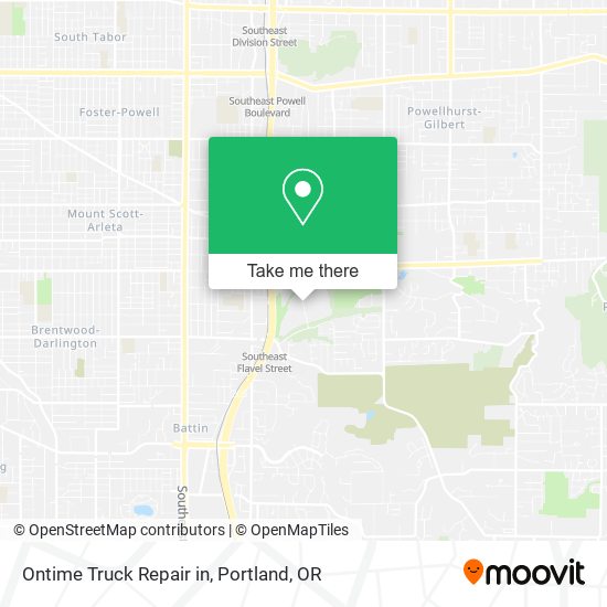 Ontime Truck Repair in map