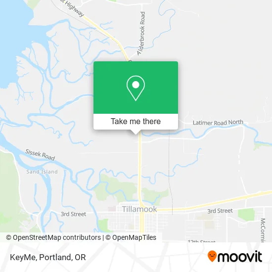 KeyMe map