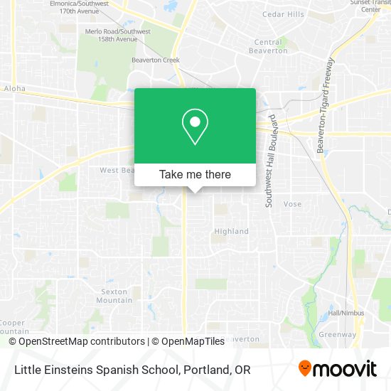Little Einsteins Spanish School map