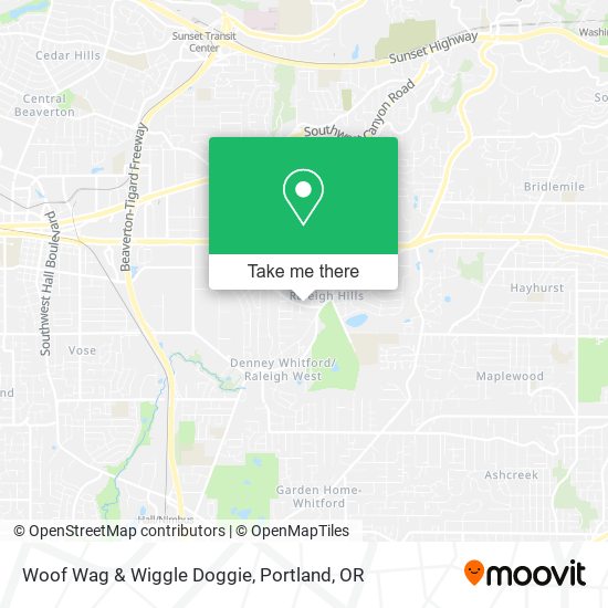 Woof Wag & Wiggle Doggie map