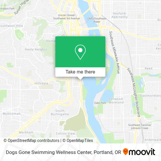 Dogs Gone Swimming Wellness Center map