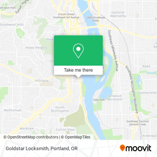 Mapa de Goldstar Locksmith