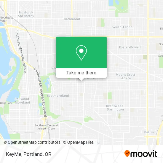 Mapa de KeyMe