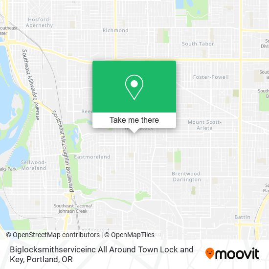 Biglocksmithserviceinc All Around Town Lock and Key map