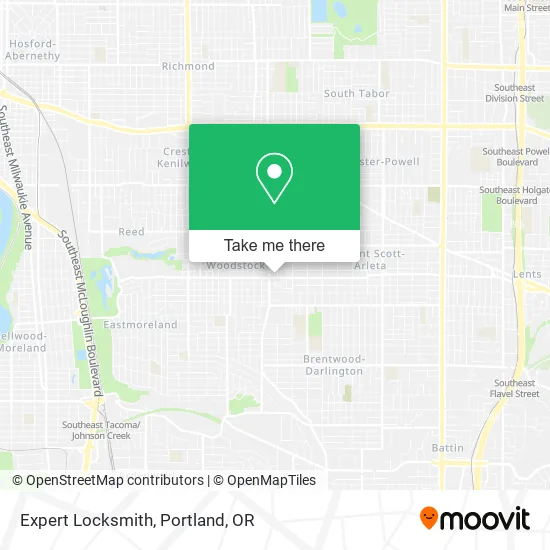 Expert Locksmith map
