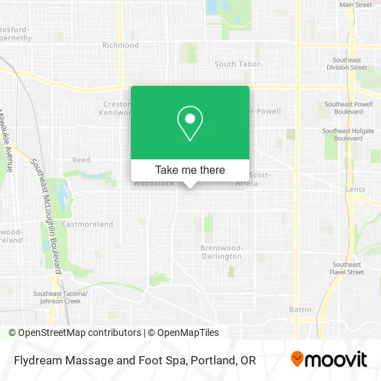 Mapa de Flydream Massage and Foot Spa