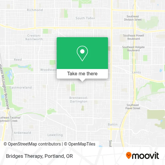 Bridges Therapy map