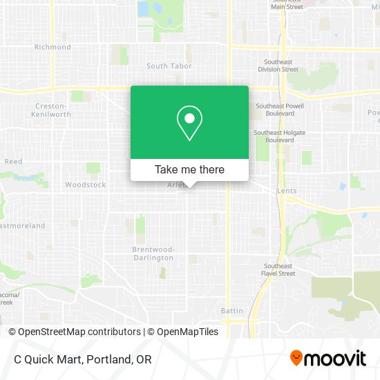 Mapa de C Quick Mart