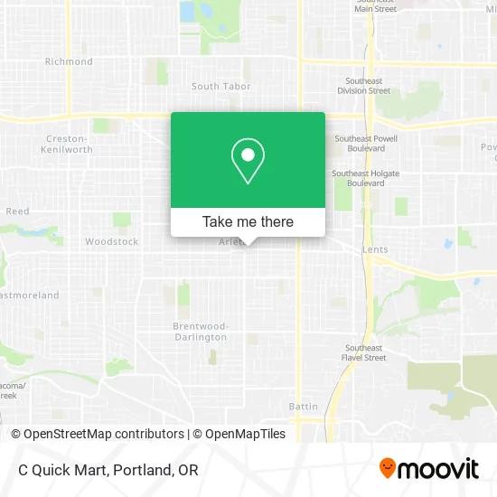 Mapa de C Quick Mart