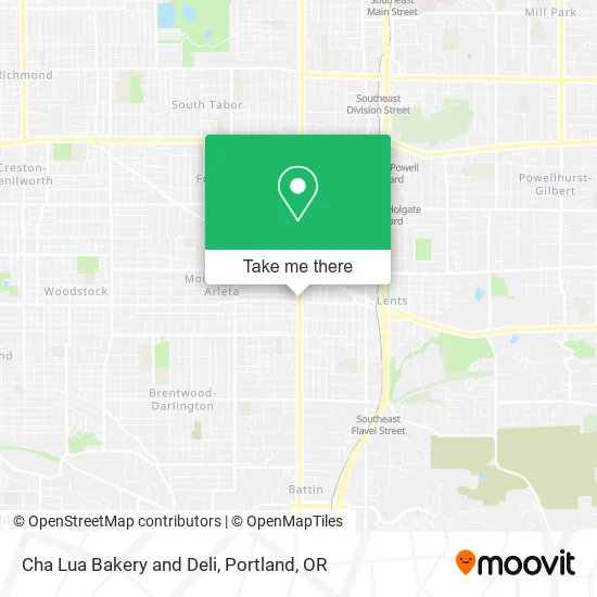 Mapa de Cha Lua Bakery and Deli