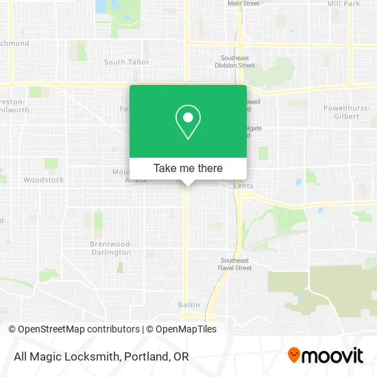 All Magic Locksmith map