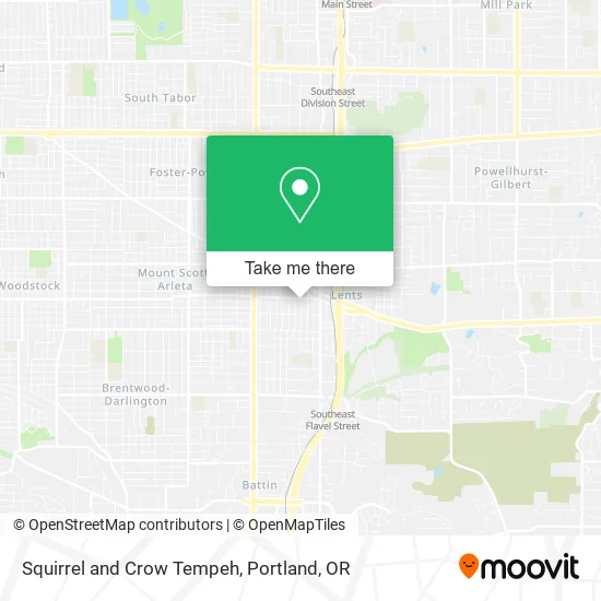 Mapa de Squirrel and Crow Tempeh