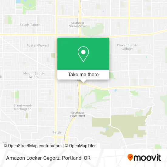 Amazon Locker-Gegorz map