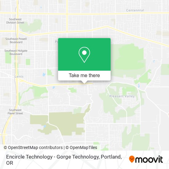 Encircle Technology - Gorge Technology map