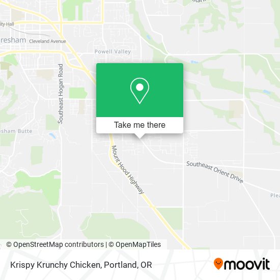 Krispy Krunchy Chicken map
