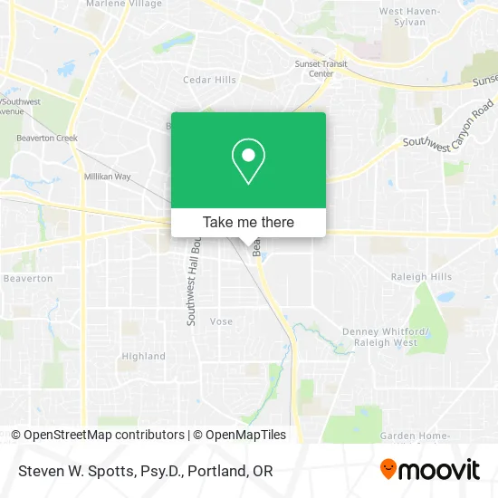 Mapa de Steven W. Spotts, Psy.D.