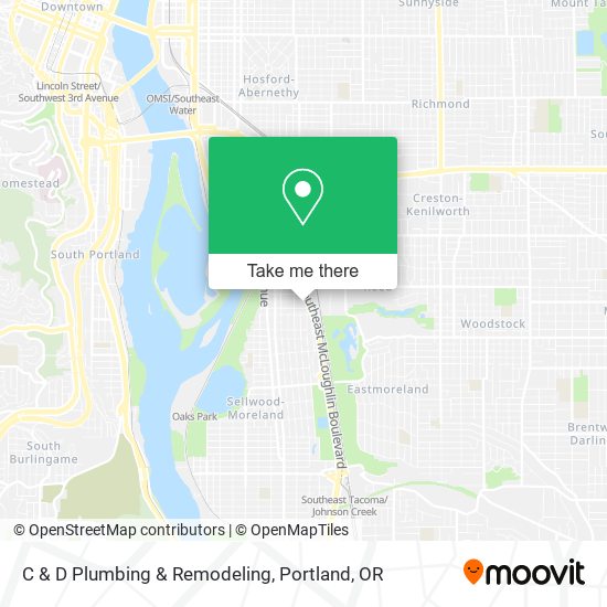 C & D Plumbing & Remodeling map