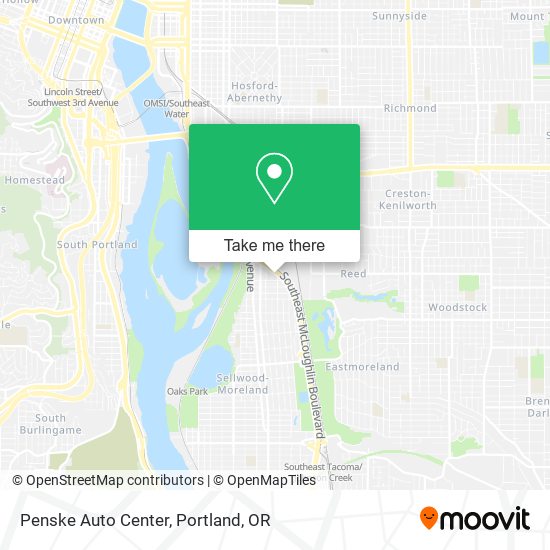 Mapa de Penske Auto Center