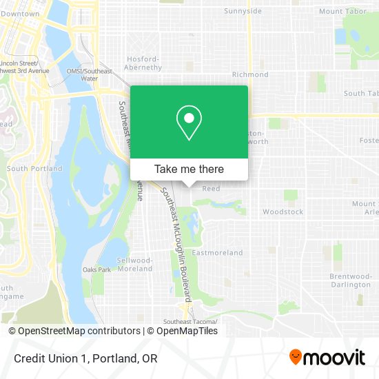Mapa de Credit Union 1