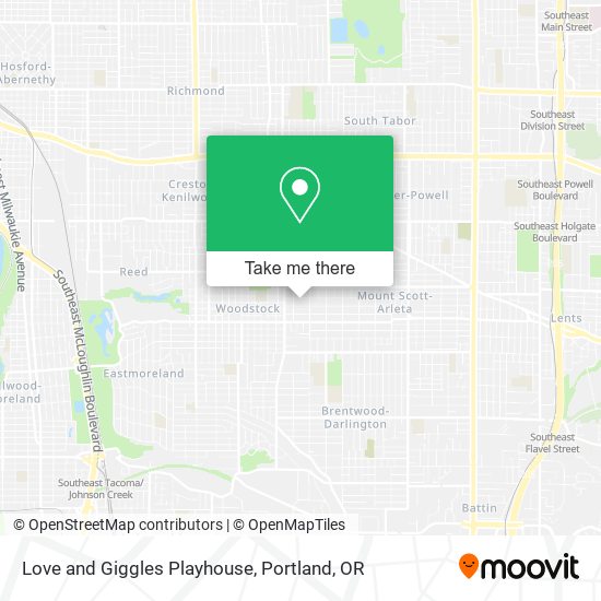 Love and Giggles Playhouse map