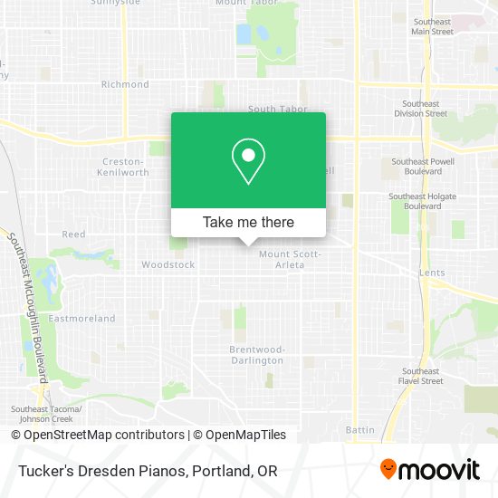 Tucker's Dresden Pianos map