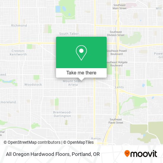 Mapa de All Oregon Hardwood Floors
