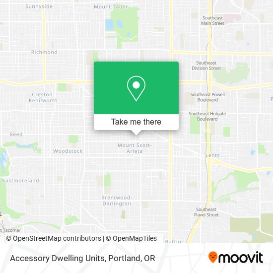 Accessory Dwelling Units map