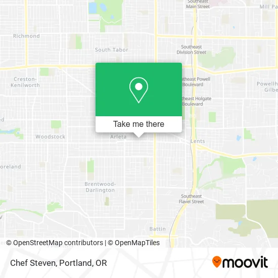 Mapa de Chef Steven