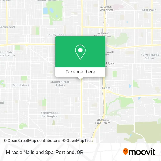 Mapa de Miracle Nails and Spa