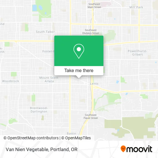 Mapa de Van Nien Vegetable