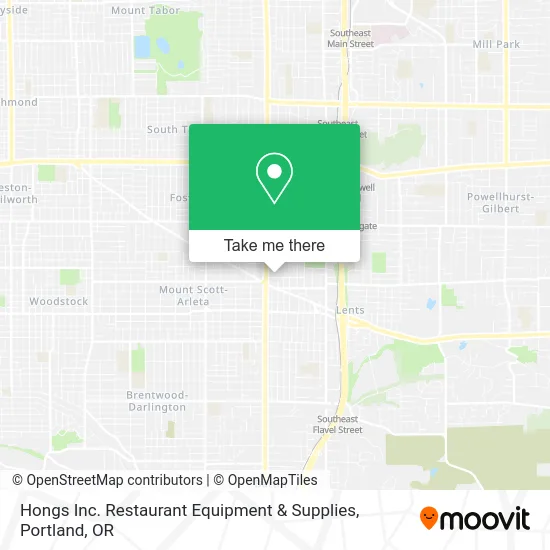 Hongs Inc. Restaurant Equipment & Supplies map