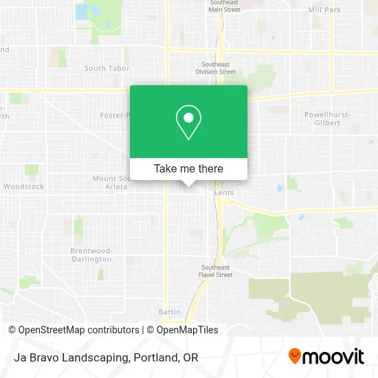 Ja Bravo Landscaping map