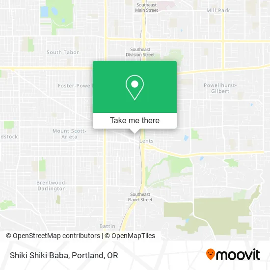 Mapa de Shiki Shiki Baba