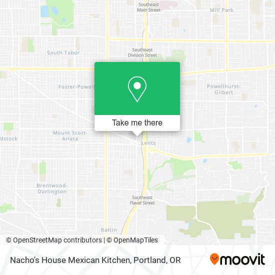 Nacho's House Mexican Kitchen map