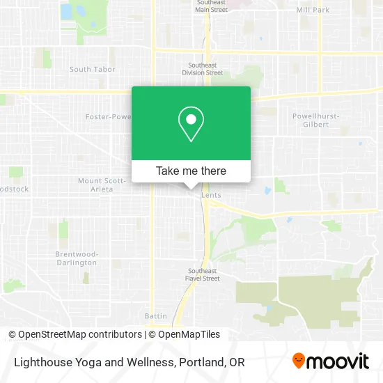 Mapa de Lighthouse Yoga and Wellness