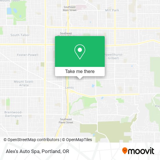 Alex's Auto Spa map