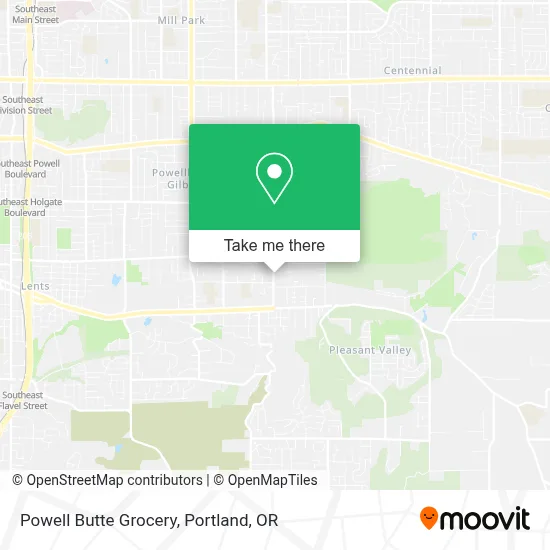 Powell Butte Grocery map