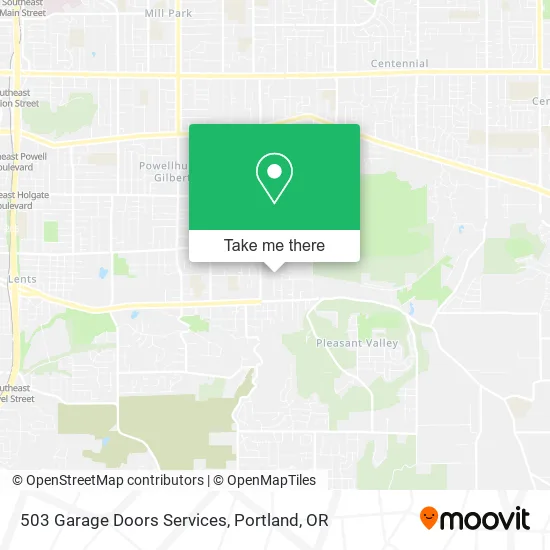 Mapa de 503 Garage Doors Services